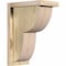 Ekena Millwork Crestline Rough Sawn Corbel w/Backplate, Douglas Fir, 6"W x 10"D x 14"H COR06X10X14CRE01RDF - alternate 1